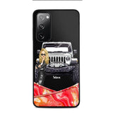 Personalized Jeep Lady Colorful Phonecase For Cool Lady 23JUN-DT19