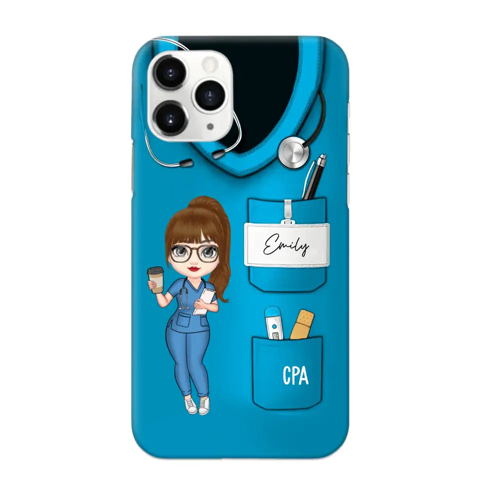 Personalized Nurse with Name Gift For Nurse Phonecase Printed MTHTB1506