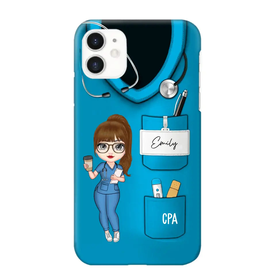 Personalized Nurse with Name Gift For Nurse Phonecase Printed MTHTB1506