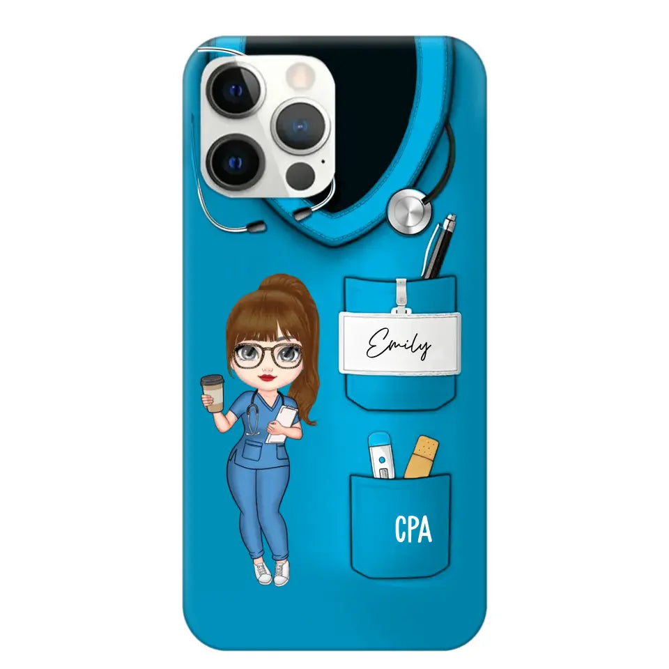 Personalized Nurse with Name Gift For Nurse Phonecase Printed MTHTB1506