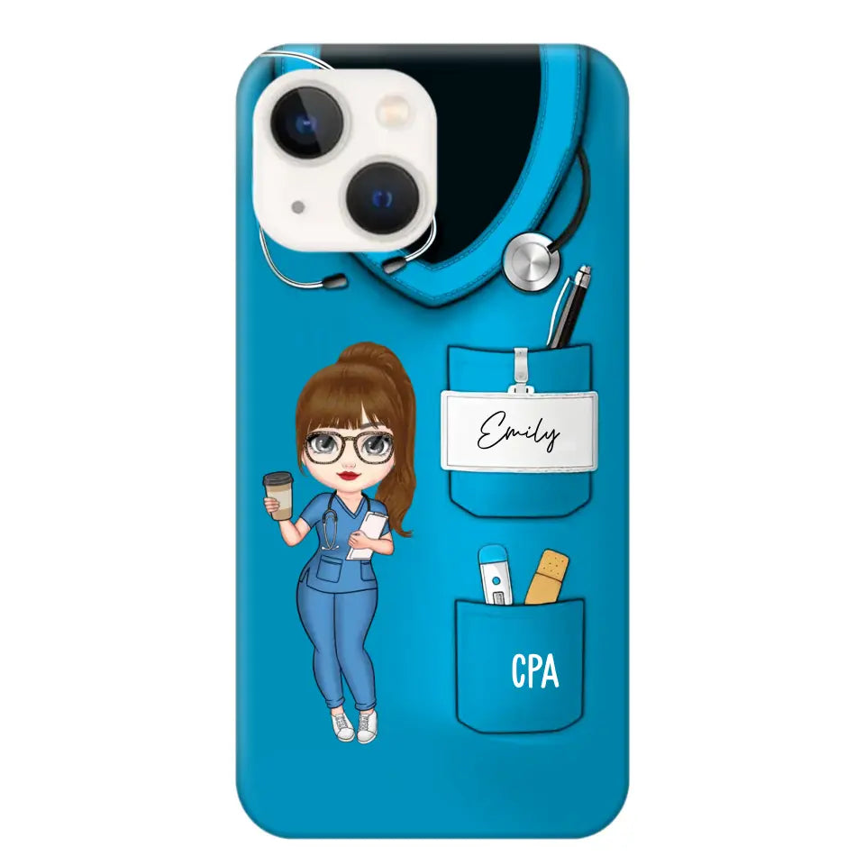 Personalized Nurse with Name Gift For Nurse Phonecase Printed MTHTB1506