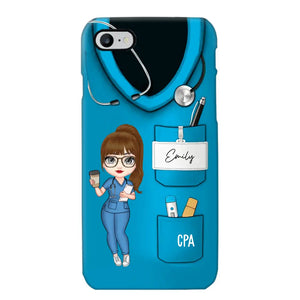 Personalized Nurse with Name Gift For Nurse Phonecase Printed MTHTB1506