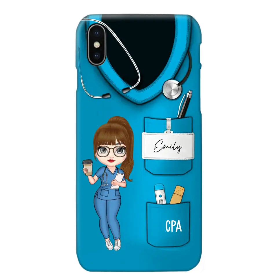 Personalized Nurse with Name Gift For Nurse Phonecase Printed MTHTB1506