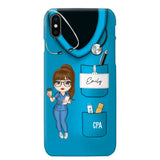 Personalized Nurse with Name Gift For Nurse Phonecase Printed MTHTB1506