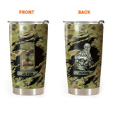 Personalized Australian Soldier Veteran Tumbler Printed QTDT2006