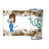 Personalized Nurse Colorful Tumbler Printed QTPN1906