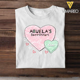 Personalized Mon Grandma Sweetheart With Kids T-shirt Printed QTTB2607