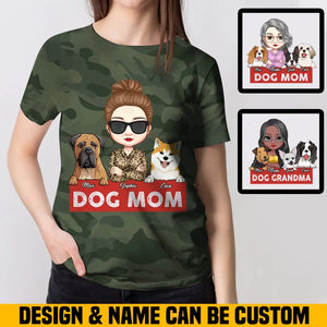 Personalzied Dog Mom Dog Grandma Dog Lovers Gift 3D TShirt Printed MTHN2606