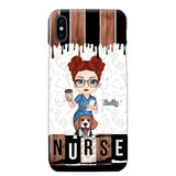 Personalized Nurse with Dogs Gift For Nurse For Dog Lovers Phonecase Printed PNDT1606