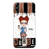 Personalized Nurse with Dogs Gift For Nurse For Dog Lovers Phonecase Printed PNDT1606