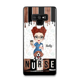 Personalized Nurse with Dogs Gift For Nurse For Dog Lovers Phonecase Printed PNDT1606