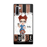 Personalized Nurse with Dogs Gift For Nurse For Dog Lovers Phonecase Printed PNDT1606