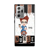 Personalized Nurse with Dogs Gift For Nurse For Dog Lovers Phonecase Printed PNDT1606