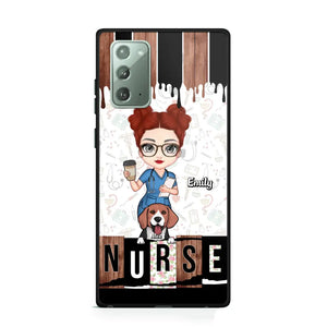 Personalized Nurse with Dogs Gift For Nurse For Dog Lovers Phonecase Printed PNDT1606