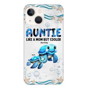 Cute Sea Turtle Grandma With Grandkids Name Ocean Animal Perfect Gift Present for Grandma Mom Auntie Custom Name For iPhone Samsung VHPN3006