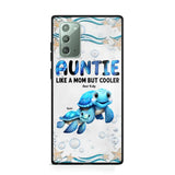 Cute Sea Turtle Grandma With Grandkids Name Ocean Animal Perfect Gift Present for Grandma Mom Auntie Custom Name For iPhone Samsung VHPN3006