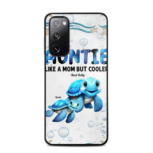 Cute Sea Turtle Grandma With Grandkids Name Ocean Animal Perfect Gift Present for Grandma Mom Auntie Custom Name For iPhone Samsung VHPN3006