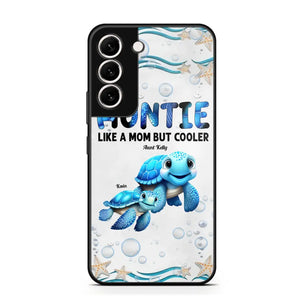 Cute Sea Turtle Grandma With Grandkids Name Ocean Animal Perfect Gift Present for Grandma Mom Auntie Custom Name For iPhone Samsung VHPN3006