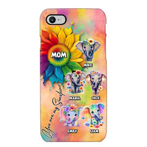 Personalized Elephant Mom Gift For Mom Phone Case QTDT0507