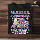 Personalized Grandma and Granddaughters or Grandsons A Bond That Can't Be Broken T-shirt Printed MTHHQ0707