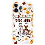 Personalized Fall Season Pumpkin Autumn Dog Mom Dog Lovers Gift Phonecase PNDT0707