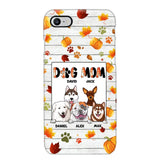 Personalized Fall Season Pumpkin Autumn Dog Mom Dog Lovers Gift Phonecase PNDT0707