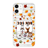 Personalized Fall Season Pumpkin Autumn Dog Mom Dog Lovers Gift Phonecase PNDT0707