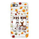 Personalized Fall Season Pumpkin Autumn Dog Mom Dog Lovers Gift Phonecase PNDT0707