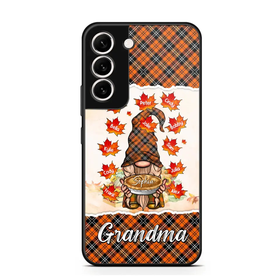 Personalized Fall Season Grandma Autumn With Kids   Phone Case Printed QTHQ1007