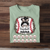 Personalized Grandma Nana Baseball with Kid Name T-shirt Printed MTHPN0707