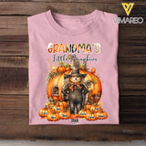 Personalized Fall Season Pumpkin Grandma's Little Pumpkins Kid Names T-Shirt Printed MTDNL1707