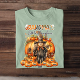 Personalized Fall Season Pumpkin Grandma's Little Pumpkins Kid Names T-Shirt Printed MTDNL1707