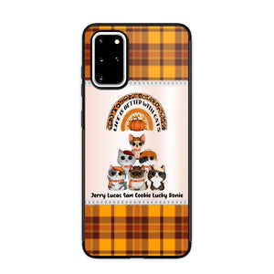 Personalized Life Is Better With Cats Fall Season Cat Lovers Phonecase Printed PNPVD1407