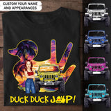 Personalized Jeep Girl Duck Duck Jeep T-shirt Printed MTPVD2007