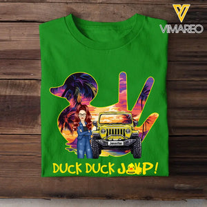 Personalized Jeep Girl Duck Duck Jeep T-shirt Printed MTPVD2007