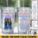 Personalized Partners In Crime Best Bitches Here's To Another Year Of Bonding Over Acrylic Insulated Tumbler Printed MTHHN2407