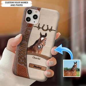 Personalized Upload Your Horse Photo Love Horse Phonecase PD202346