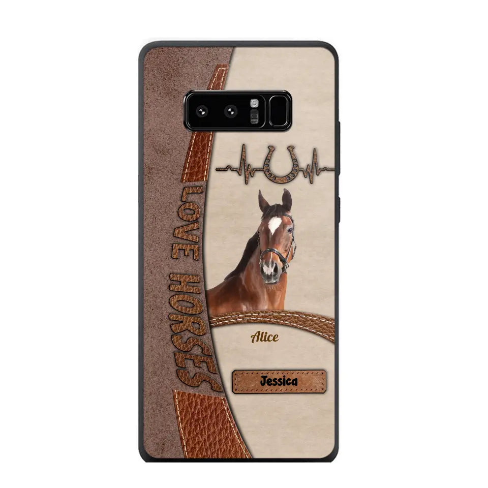 Personalized Upload Your Horse Photo Love Horse Phonecase PD202346