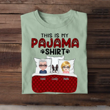 Personalized This Is My Pajama Shirt Couple & Pets Dog Lovers Cat Lovers Gift T-shirt Printed MTHHN202315