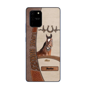 Personalized Upload Your Horse Photo Love Horse Phonecase PD202346