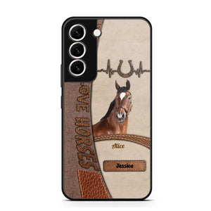 Personalized Upload Your Horse Photo Love Horse Phonecase PD202346