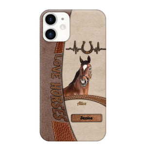 Personalized Upload Your Horse Photo Love Horse Phonecase PD202346