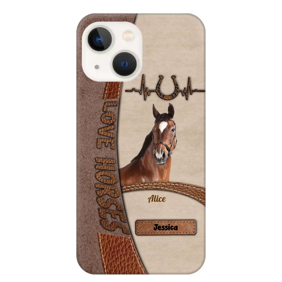 Personalized Upload Your Horse Photo Love Horse Phonecase PD202346