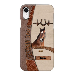 Personalized Upload Your Horse Photo Love Horse Phonecase PD202346