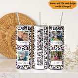 Personalized Upload Your Photo Gift For Grandma Skinny Tumbler Printed 202373DNL