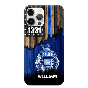 Personalized Police Department with Name Phonecase Printed PTN202390