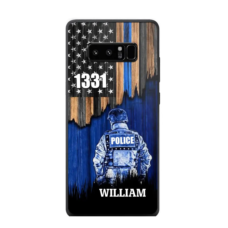 Personalized Police Department with Name Phonecase Printed PTN202390