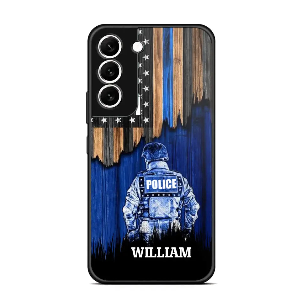 Personalized Police Department with Name Phonecase Printed PTN202390