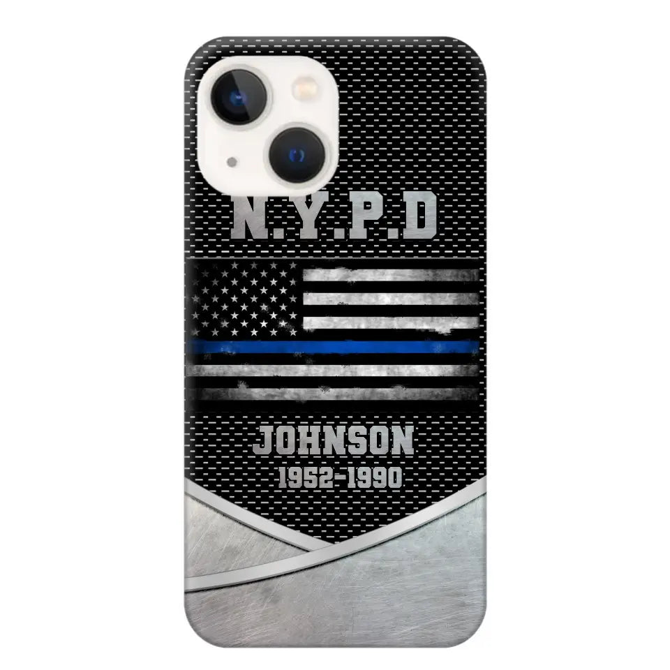 Personalized US Police Department & Name Phonecase KVH23164