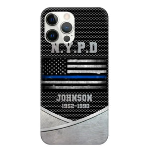 Personalized US Police Department & Name Phonecase KVH23164